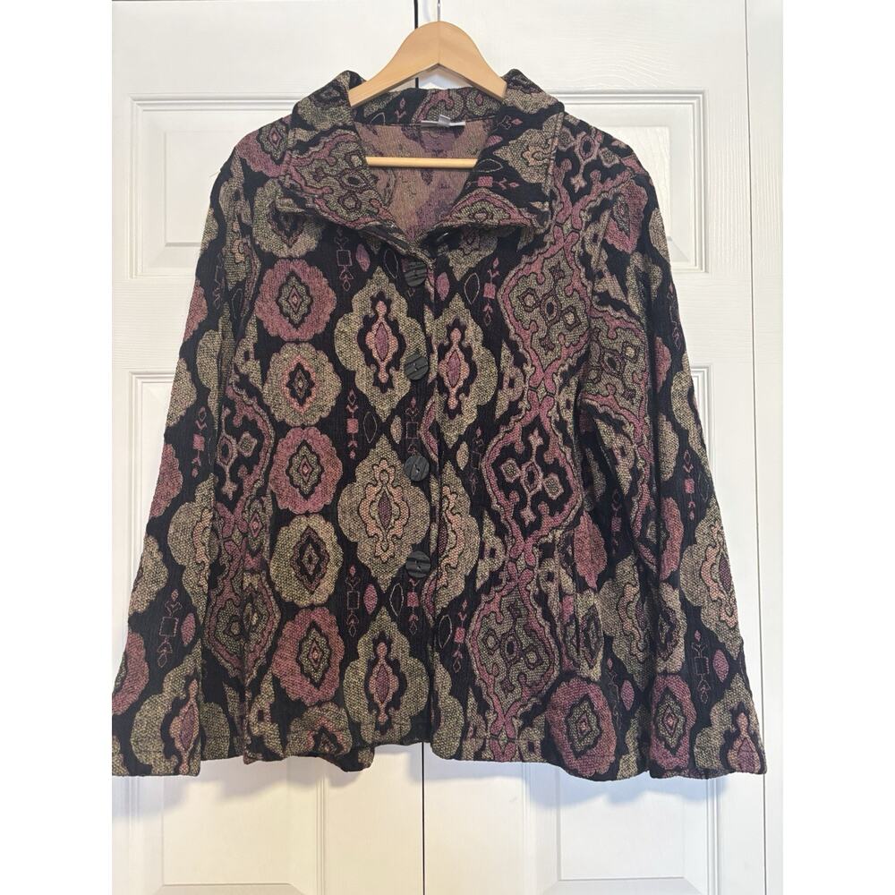 Women’s Habitat Tapestry Weave Cargo Jacket Size Large